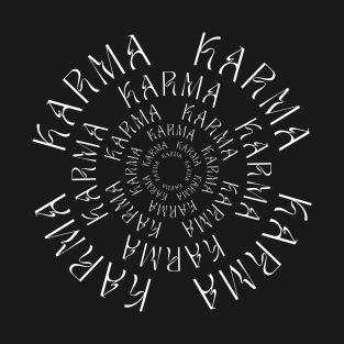 Karma Word Circle Tunnel T-Shirt