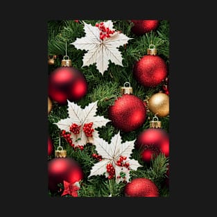 Christmas Seamless Pattern, Christmas Decorations #25 T-Shirt