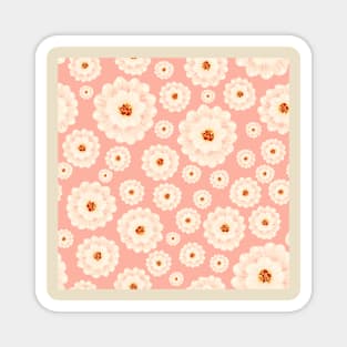 Sweet little Flowers Pink Magnet