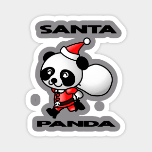 Santa Panda Magnet