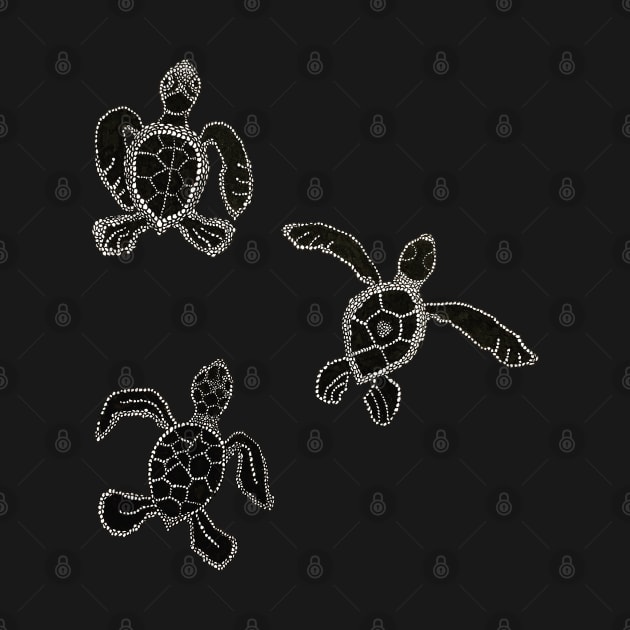 Baby Turtles by Ava Ray Doodles