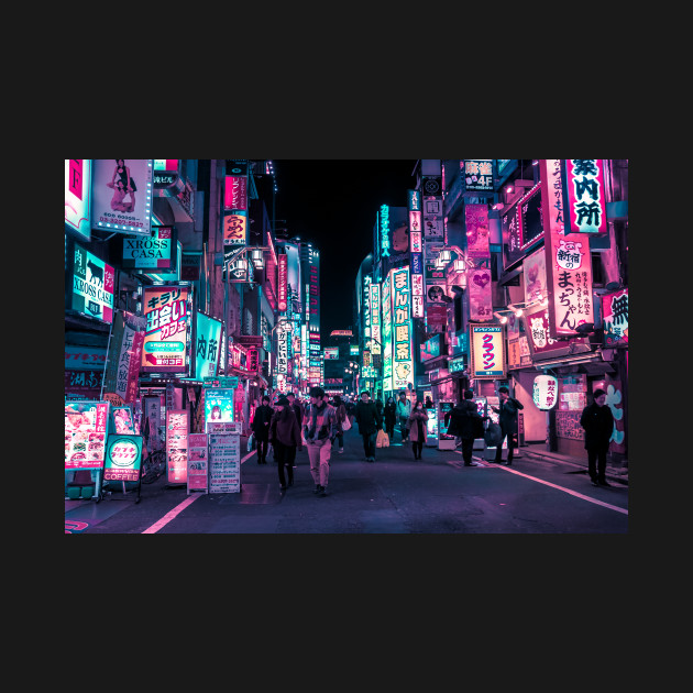 Neon Overload in Tokyo by HimanshiShah