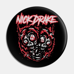 nickdrake crazy twin Pin