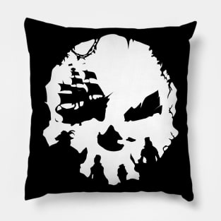 pirate skull (seas of thieves) Pillow