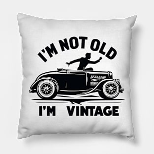 Vintage Car Pillow