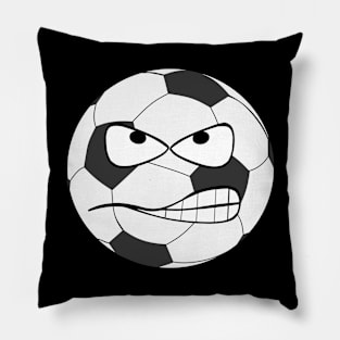 Scary and Angry Football/Soccer Ball Rage Pillow