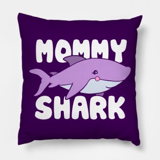 Cute Mommy Shark T-Shirt Pillow