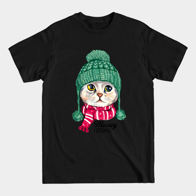 Discover Meowy Christmas Jingle Cat - Meowy Christmas - T-Shirt