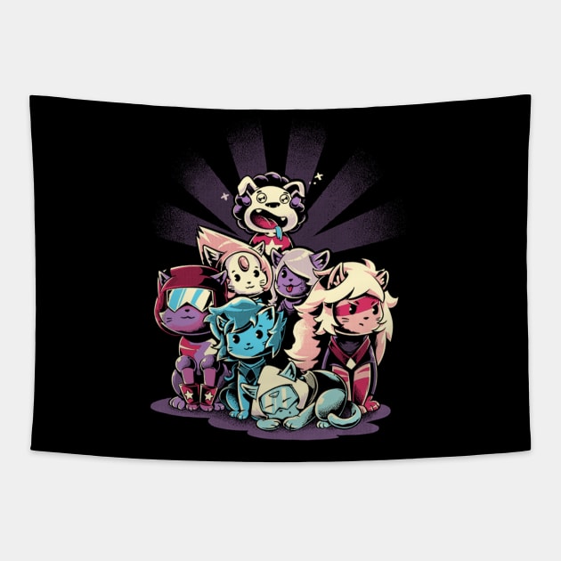 Cute Gems Tapestry by studioyumie