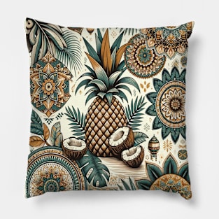 Hawai'i Boho Pattern by Hawaii Nei All Day Pillow