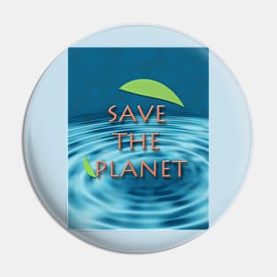 Save the planet Pin