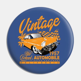 Vintage Chevy 1957 Old School Retro Pin