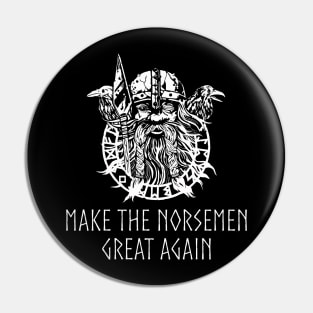 Norse Myth Viking God Odin Make The Norsemen Great Again Pin