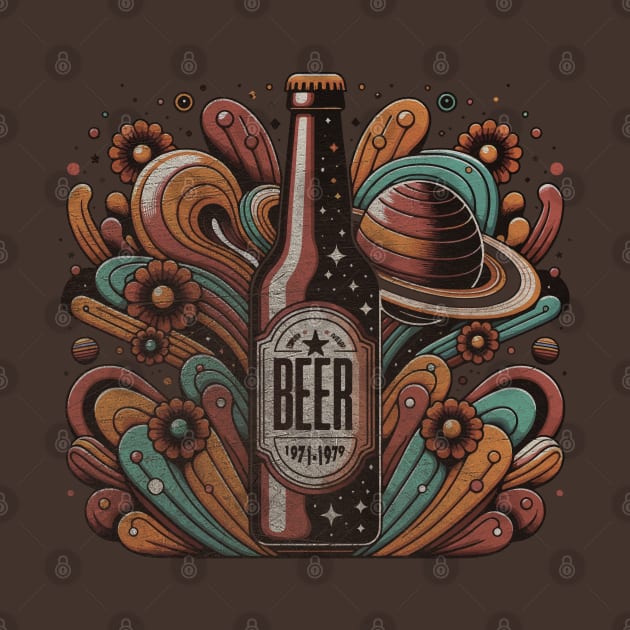 1970s Washed Out Grunge Beer by pixelmeplease