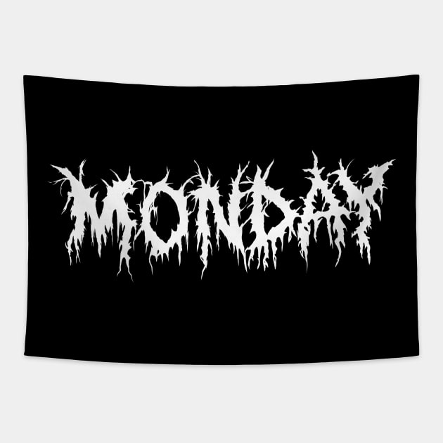 Black Monday Tapestry by Kaijester