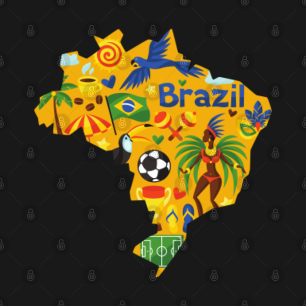 Discover brazil - Brazil - T-Shirt