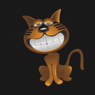 cat with a big smile T-Shirt