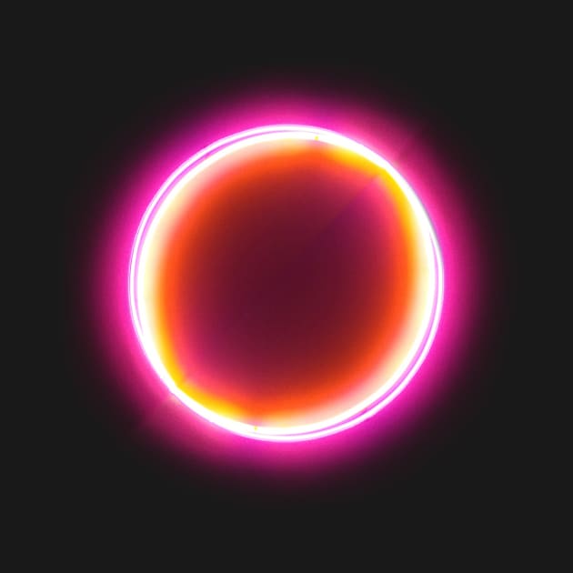 Neon circle by Vin Zzep