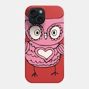 Cute hand drawn owl Phone Case