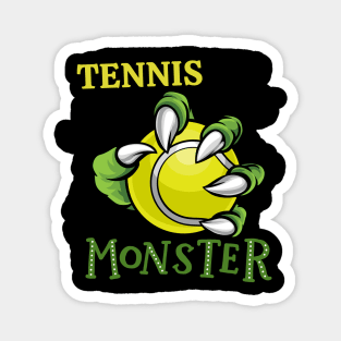 Tennis monster sport Gift for Tennis player love Tennis funny present for kids and adults Magnet