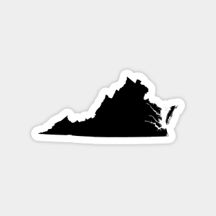 Black Virginia Magnet