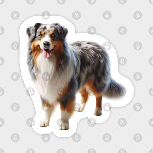 Australian Shepherd Magnet by millersye