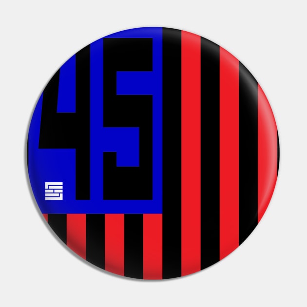 Support 45 Flag (Vert) Pin by SEspider