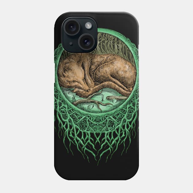 snuggel up Phone Case by DEATHSTYLE MERCH