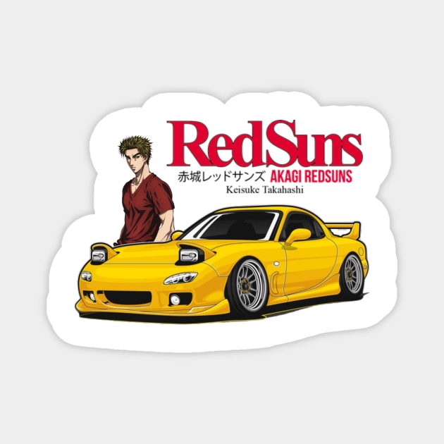 Redsuns Keisuke takahashi Magnet by MOTOSHIFT