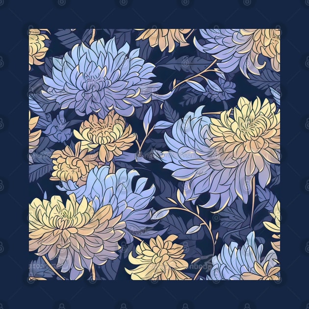 Chrysanthemums pattern by etherElric