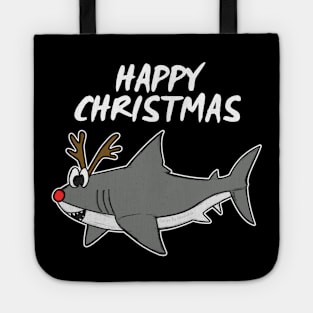 Christmas Shark Rudolf The Reindeer Xmas 2021 Tote