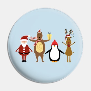 Christmas friends Pin