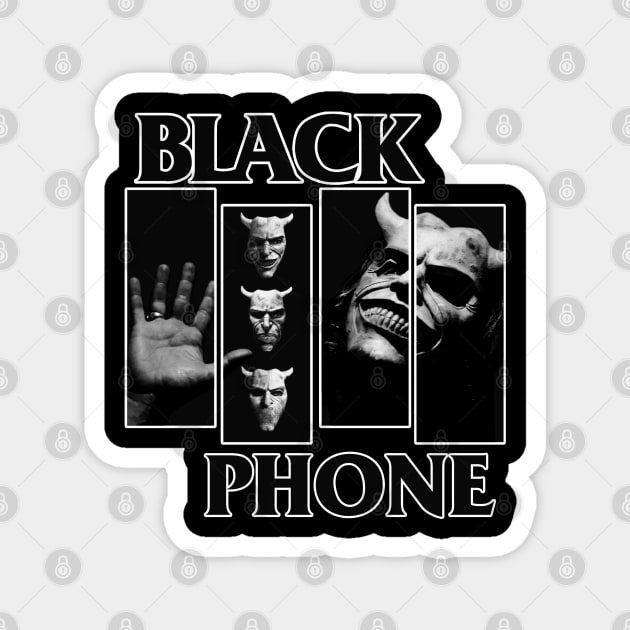 Black Phone Magnet by The Dark Vestiary