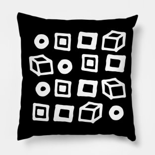 geometric shapes design Pillow