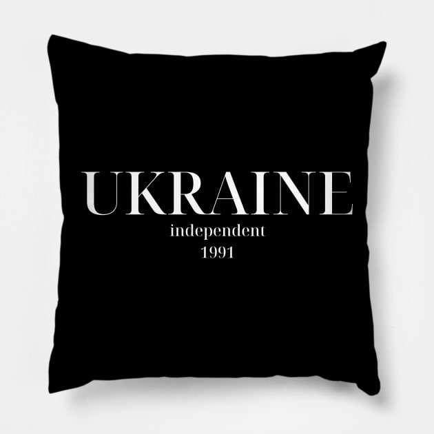 UKRAINE Pillow by Myartstor 