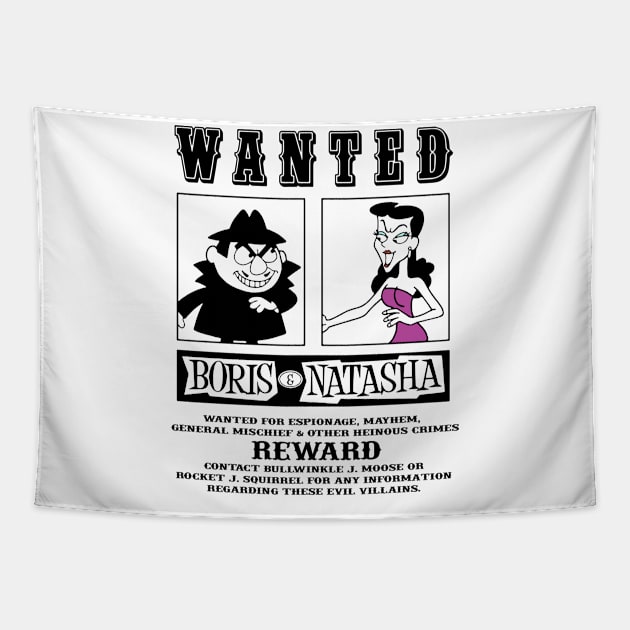 Wanted Poster Tapestry by Travis Brown