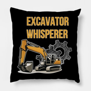 Excavator Whisperer Pillow