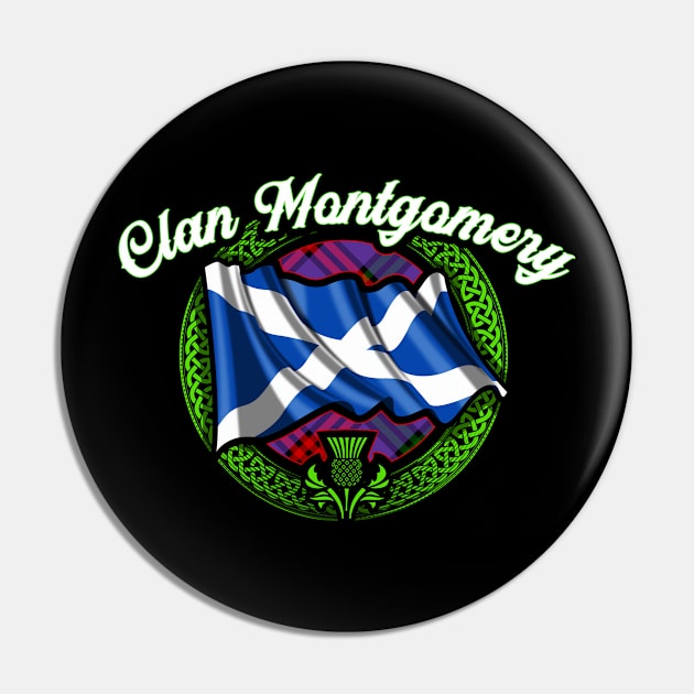 Scottish Flag Clan Montgomery Pin by Celtic Folk