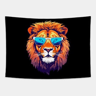 Cool Lion Head Tapestry