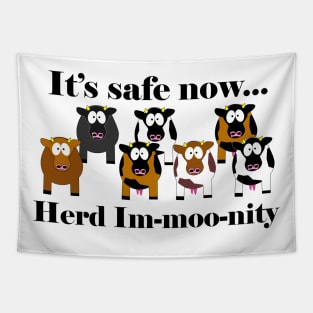 Herd Im-Moo-Nity Tapestry