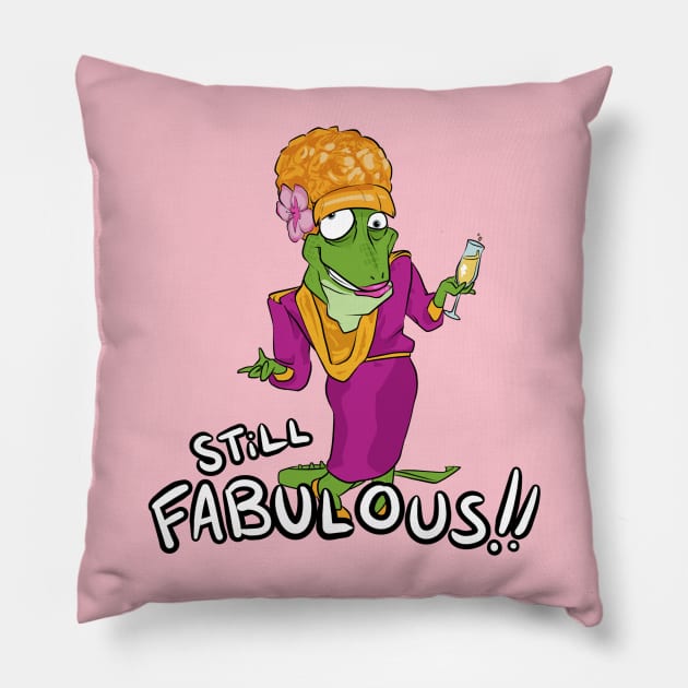 Still Fabulous! Pillow by NoveltyStylus