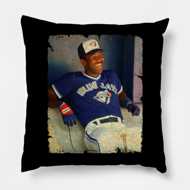Joe Carter in Toronto Blue Jays Pillow by PESTA PORA
