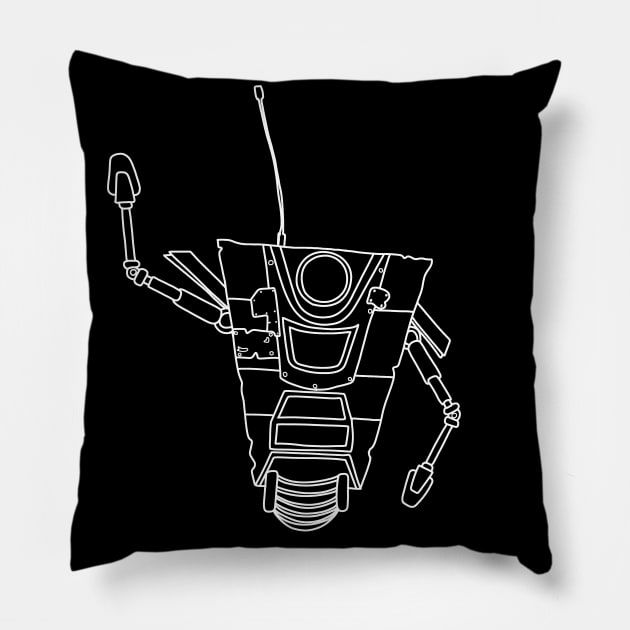 CL4P-TP - Borderlands Pillow by valentinahramov