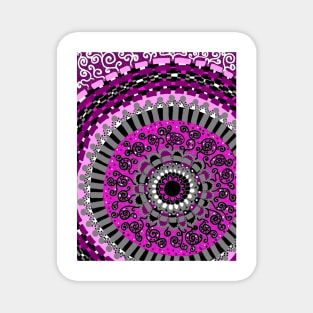 Pretty in Pink Mandala Magnet