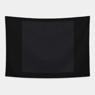 Black Forest Houndstooth Black and Grey Colors Tapestry