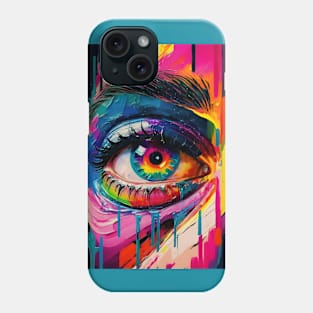 Colourful Eye art Phone Case