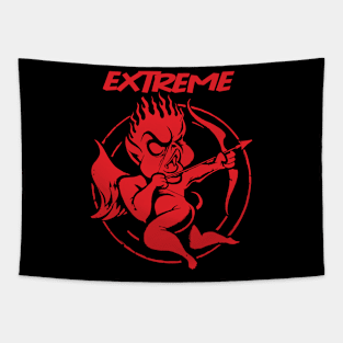 cupid red extreme Tapestry