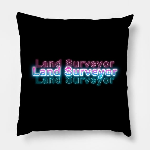 Land Surveyor Pillow by Sanzida Design