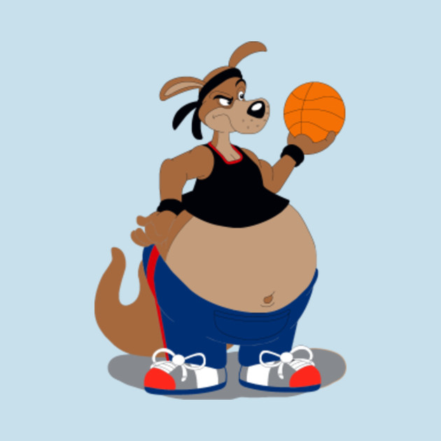 Kevin Kangaroo Basketball Basketball TShirt TeePublic