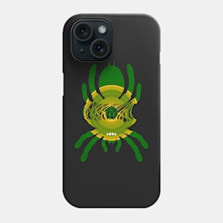 Tarantula Silhouette V159 (Radial) Phone Case